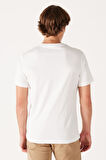 Lightweight SS 3Color Logo Crew Neck Bisiklet Yaka T-shirt Off White