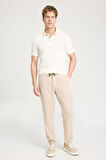 Polo Yaka T-shirt Ecru