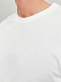 JJEORGANIC BASIC TEE SS O-NECK NOOS White
