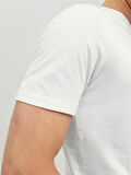 JJEORGANIC BASIC TEE SS O-NECK NOOS White