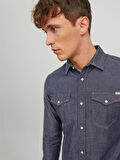 JJESHERIDAN SHIRT L/S NOOS Black