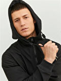 JJEBASIC SOFTSHELL HOOD NOOS Black