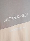 JJERYDER BLOCKING TEE SS LN GREY