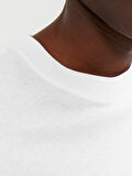 JJEBRADLEY TEE SS O-NECK NOOS White