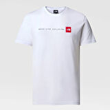 M S/S NEVER STOP EXPLORING TEE White