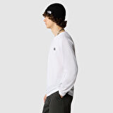 M L/S SIMPLE DOME TEE White