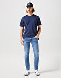Bisiklet Yaka T-shirt Navy