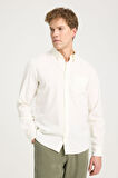 Uzun Kollu Gömlek Worn White