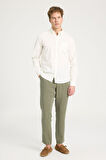 Uzun Kollu Gömlek Worn White