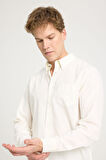 Uzun Kollu Gömlek Worn White