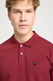 Kısa Kollu Polo T-shirt Claret Red