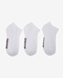 Skechers Socks U 3 Pack Padded Low Cut Sock Beyaz