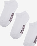Skechers Socks U 3 Pack Padded Low Cut Sock Beyaz