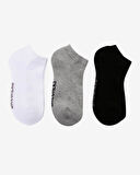 Skechers U 3 Pack Padded Low Cut Sock Renkli