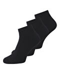 JACBASIC BAMBOO SHORT SOCK 3 PACK NOOS Black