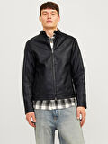 JJEDYLAN CLEAN PU JACKET NOOS Black