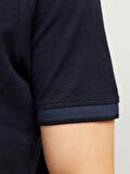 JJEPAULOS POLO SS NOOS DARK NAVY