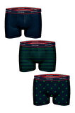 JOHN FRANK ÜÇLÜ NOT SO BASIC BOXER Multicolor
