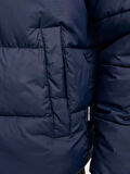 JJMOON STAND COLLAR PUFFER Navy