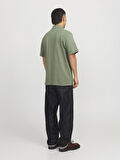 JPRBLUWILLIAM WASH SS POLO SN Dark Green
