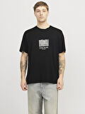 JORBOSTON GRAPHIC TEE SS CREW NECK Black