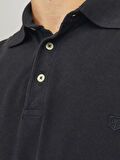 JPRBLUWILLIAM WASH SS POLO SN Black