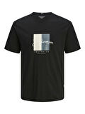 JORFREDERIKSBERG BOX SCRIPT TEE SS CN LN Black