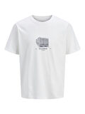 JORBOSTON GRAPHIC TEE SS CREW NECK White