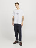 JORBOSTON GRAPHIC TEE SS CREW NECK White