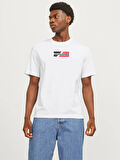 JJECORP GRAPHIC TEE  SS O-NECK NOOS White