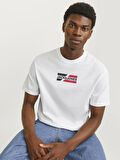 JJECORP GRAPHIC TEE  SS O-NECK NOOS White