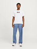 JJECORP GRAPHIC TEE  SS O-NECK NOOS White