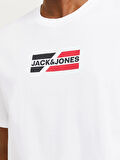 JJECORP GRAPHIC TEE  SS O-NECK NOOS White