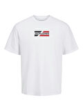 JJECORP GRAPHIC TEE  SS O-NECK NOOS White