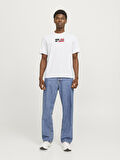 JJECORP GRAPHIC TEE  SS O-NECK NOOS White
