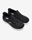 Skechers SUMMİTS - CLASSY NİGHT SİYAH / PEMBE ALTIN