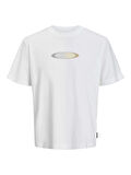 JCOPACER BRANDING PRINT TEE SS CREW NECK Bright Wht