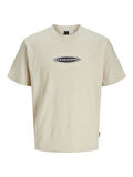 JCOPACER BRANDING PRINT TEE SS CREW NECK Moonbeam