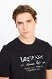 Regular Fit Grafik Baskılı T-shirt Black