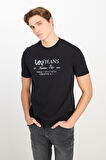 Regular Fit Grafik Baskılı T-shirt Black