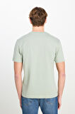 Regular Fit Patch Logo T-shirt Mint Green