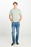 Regular Fit Patch Logo T-shirt Mint Green