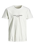 JPRBLAHARRIS SS TEE CREW NECK FST Bright White