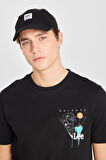 Regular Fit Grafik Baskılı T-shirt Black