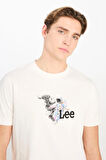 Regular Fit Grafik Baskılı T-shirt OffWhite