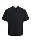 JORACAPULCO MINIMAL BRANDING TEE SS CN Black