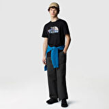 M SS MOUNTAIN LINE TEE Black