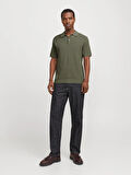 JPRCCCOOPER KNIT POLO SS SN Tea Leaf
