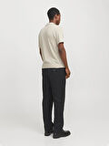 JPRBLAMILANO SPRING KNIT POLO SS SN Silver