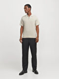 JPRBLAMILANO SPRING KNIT POLO SS SN Silver